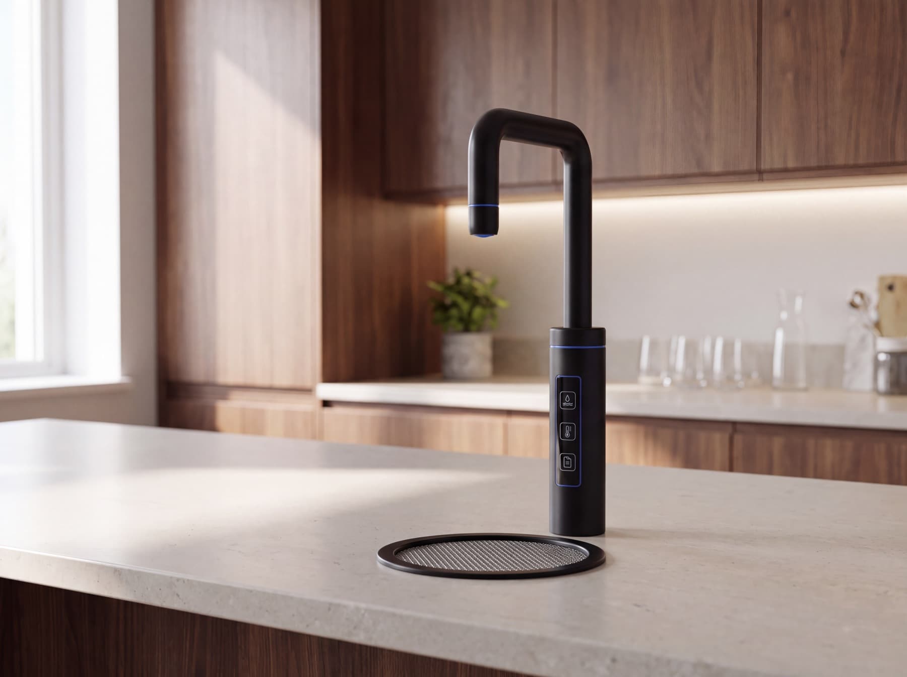 RoyalFlow smart tap at an office tea point